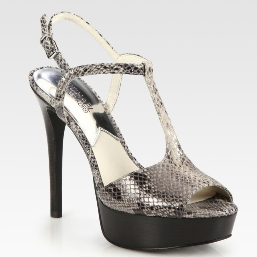 Michael Kors • Felicia Snakeskin Heels